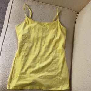 Yellow bra cami express tank top